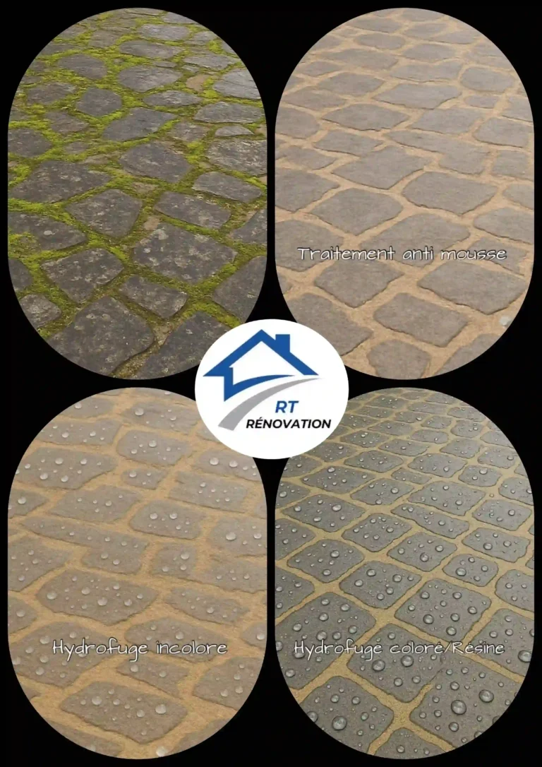 RÉNOVATION DALLAGE / TERRASSE LAMPAUL GUIMILIAU 2 Formules nettoyage dallage | Lampaul guimiliau - landivisiau - morlaix - Brest - Quimper - Carhaix - Finistère (29)