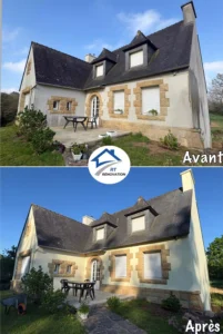 ACCUEIL 9 Ravalement de façade lampaul guimiliau Finistère (29)