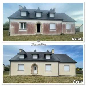 Nettoyage de façade landivisiau 29400 Finistère